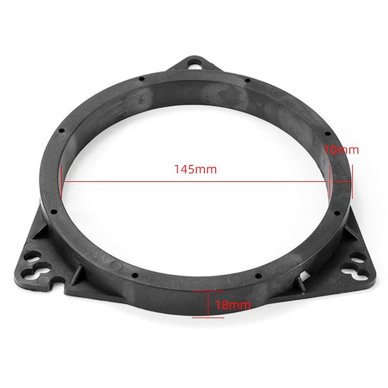 AUTUT 2 Pcs 6.5-inch ABS Front Door Speaker Mounting Spacer, Compatible with Nissan, Toyota Crown, BYD F3 Models - Image 2